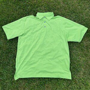 FootJoy Golf Shirt, Large, Lime Green